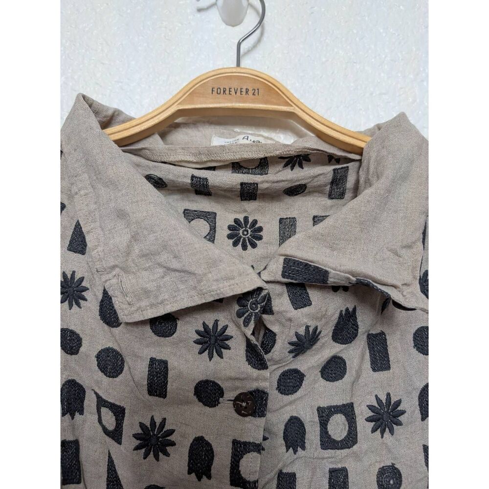 Cotton house Aya button down top - Picture 2 of 8